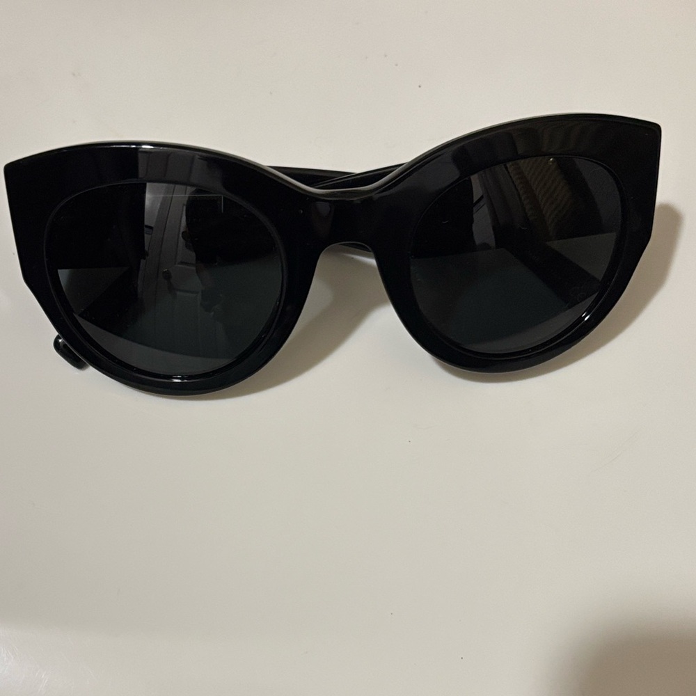 Versace Black Cat-Eye Sunglasses